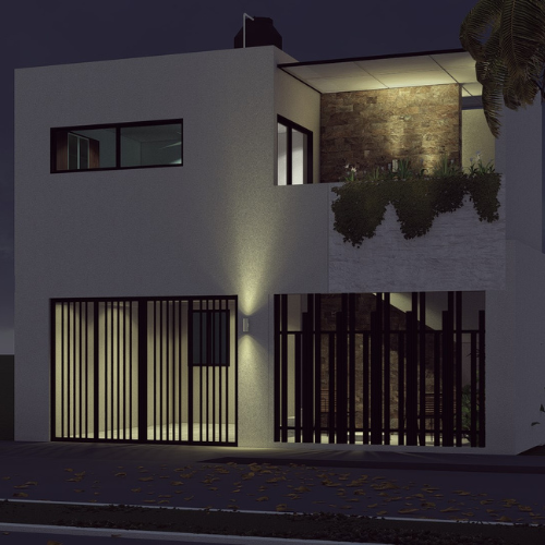 facha exterior nocturna proyecto acp
