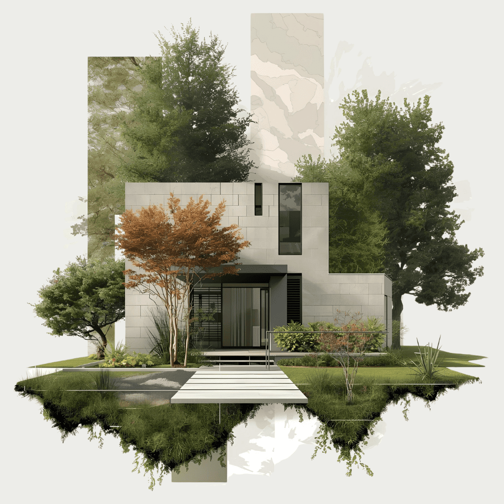 Arquitectura y Paisajismo imagen generada con ia